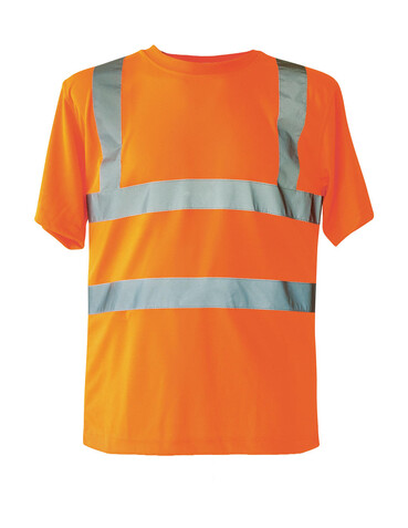 Korntex Hi-Vis T-Shirt Cordoba, Orange, 5XL bedrucken, Art.-Nr. 100134109