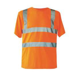 Korntex Hi-Vis T-Shirt Cordoba, Orange, S bedrucken, Art.-Nr. 100134102