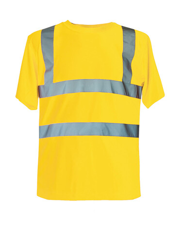 Korntex Hi-Vis T-Shirt Cordoba, Yellow, S bedrucken, Art.-Nr. 100136002