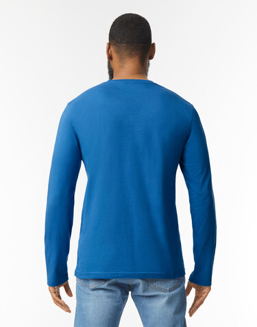 Gildan Softstyle Adult Long Sleeve T-Shirt, Charcoal, 3XL bedrucken, Art.-Nr. 107091308