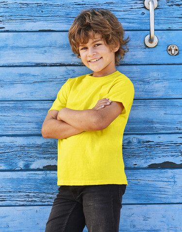 Fruit of the Loom Kids` Original T, Classic Olive, 128 (7-8) bedrucken, Art.-Nr. 108015335