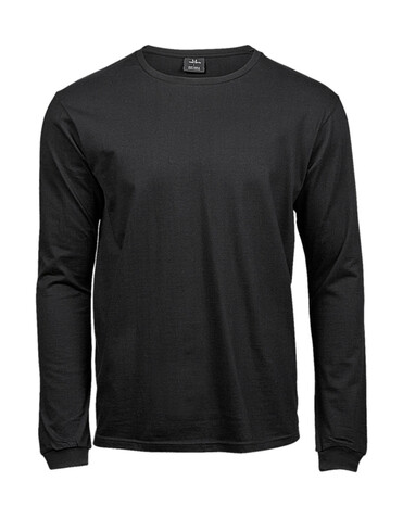 Tee Jays Long Sleeve Fashion Sof Tee, Black, 4XL bedrucken, Art.-Nr. 108541018