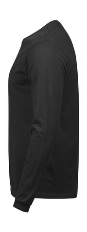 Tee Jays Long Sleeve Fashion Sof Tee, Black, 4XL bedrucken, Art.-Nr. 108541018