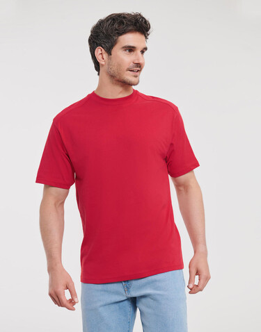 Russell Europe Heavy Duty Workwear T-Shirt, Classic Red, 4XL bedrucken, Art.-Nr. 110004019