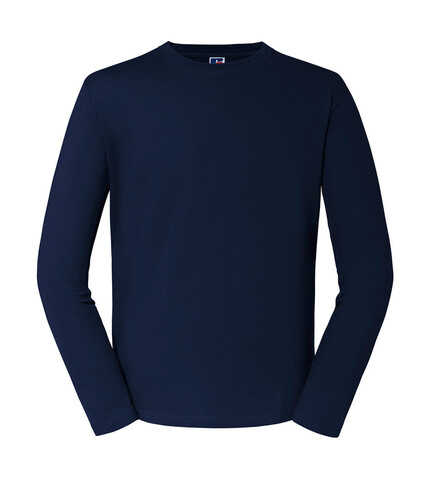 Russell Europe Authentic Classic Long Sleeve T, French Navy, 4XL bedrucken, Art.-Nr. 113002019