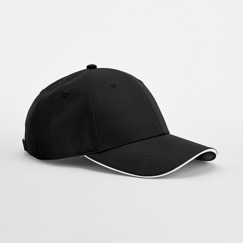 Beechfield Team Sports-Tech Cap, Black/White, One Size bedrucken, Art.-Nr. 114691500 Beechfield Team Sports-Tech Cap, Black/White, One Size bedrucken, Art.-Nr. 114691500