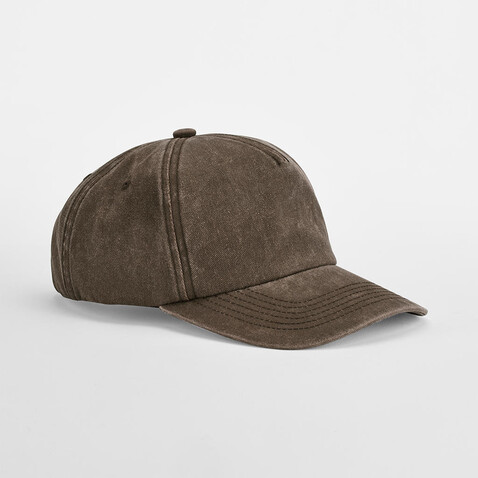 Beechfield Relaxed 5 Panel Vintage Cap, Vintage Brown, One Size bedrucken, Art.-Nr. 119697010 Beechfield Relaxed 5 Panel Vintage Cap, Vintage Brown, One Size bedrucken, Art.-Nr. 119697010