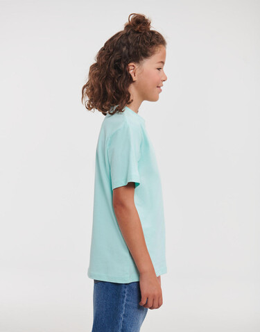 Russell Europe Kids` Pure Organic Tee, White, S (104/3-4) bedrucken, Art.-Nr. 121000003
