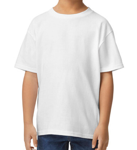 Gildan Softstyle Midweight Youth T-Shirt, White, XS bedrucken, Art.-Nr. 121090002