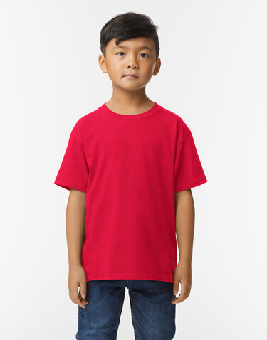 Gildan Softstyle Midweight Youth T-Shirt, Red, S bedrucken, Art.-Nr. 121094003