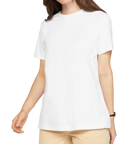 Gildan Softstyle CVC Women`s T-Shirt, White, S bedrucken, Art.-Nr. 124090003
