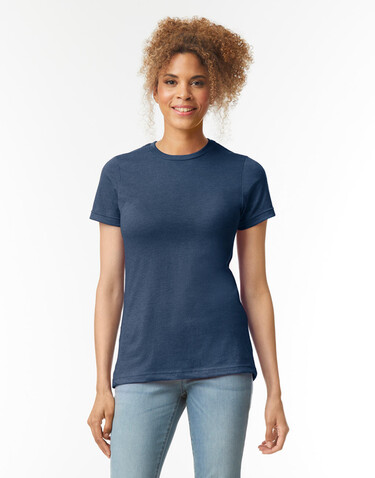 Gildan Softstyle CVC Women`s T-Shirt, Red Mist, 2XL bedrucken, Art.-Nr. 124094387