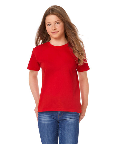 B &amp; C Exact 150/kids T-Shirt, Orange, 1/2 (86-92) bedrucken, Art.-Nr. 158424102