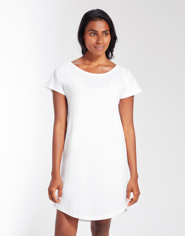 Mantis Loose Fit T Dress, White, S bedrucken, Art.-Nr. 158480003