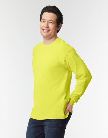 Gildan Ultra Cotton Adult T-Shirt LS, S Orange, S bedrucken, Art.-Nr. 171094053