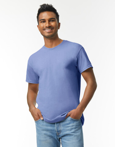 Gildan Heavy Cotton Adult T-Shirt, Heather Sapphire, L bedrucken, Art.-Nr. 180093325