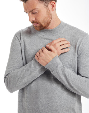Mantis Essential Heavy Long Sleeve T, Black, L bedrucken, Art.-Nr. 182481015