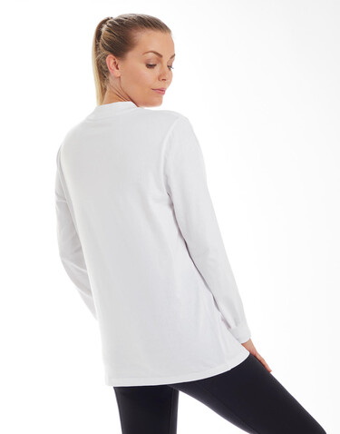 Mantis Essential Heavy Long Sleeve T, Heather Grey Melange, XL bedrucken, Art.-Nr. 182481266