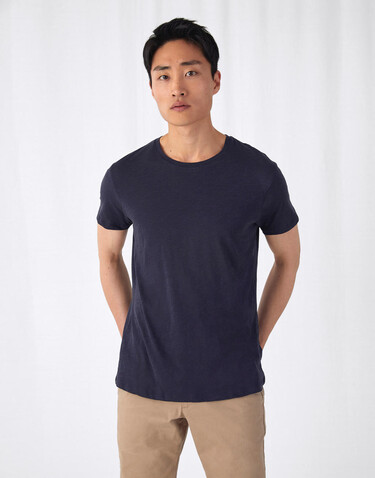 B &amp; C Organic Inspire Slub T /men, Chic Anthracite, S bedrucken, Art.-Nr. 184421243