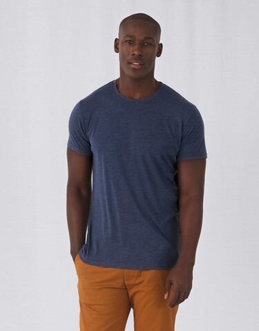 B &amp; C Triblend/men T-Shirt, Black, M bedrucken, Art.-Nr. 186421014