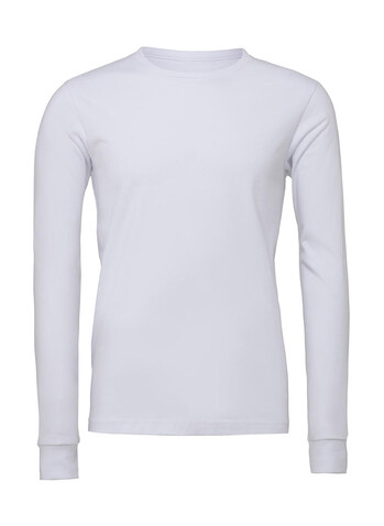 Bella Unisex Jersey Long Sleeve Tee, White, L bedrucken, Art.-Nr. 191060005