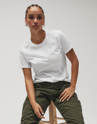 Bella Women`s Relaxed Jersey Short Sleeve Tee, Military Green, L bedrucken, Art.-Nr. 194065195