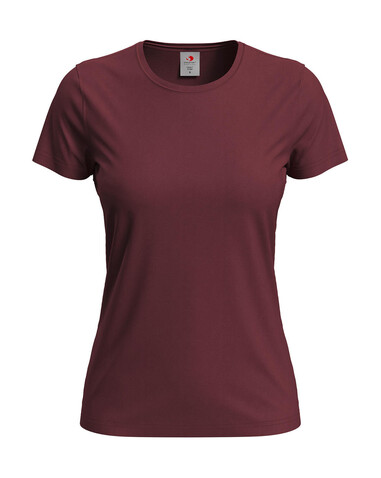 Stedman Classic-T Fitted Women, Bordeaux, XL bedrucken, Art.-Nr. 196054466