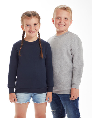 Humbugz Kids Essential Sweatshirt, Natural, 2/3 bedrucken, Art.-Nr. 200490082