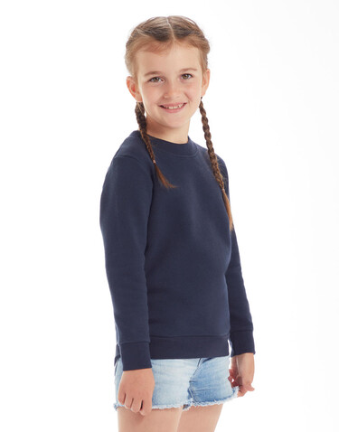 Humbugz Kids Essential Sweatshirt, Natural, 2/3 bedrucken, Art.-Nr. 200490082