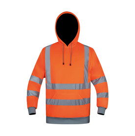Korntex Hi-Vis Hoody Cork, Orange, S bedrucken, Art.-Nr. 201134102