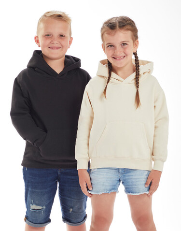 Humbugz Kids Essential Hoodie, Natural, 2/3 bedrucken, Art.-Nr. 201490082