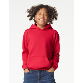 Gildan Softstyle Midweight Fleece Youth Hoodie, White, XS bedrucken, Art.-Nr. 205090002 Gildan Softstyle Midweight Fleece Youth Hoodie, White, XS bedrucken, Art.-Nr. 205090002
