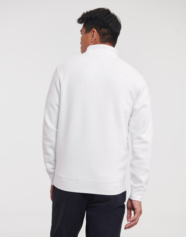 Russell Europe Authentic 1/4 Zip Sweat, White, XS bedrucken, Art.-Nr. 211000002