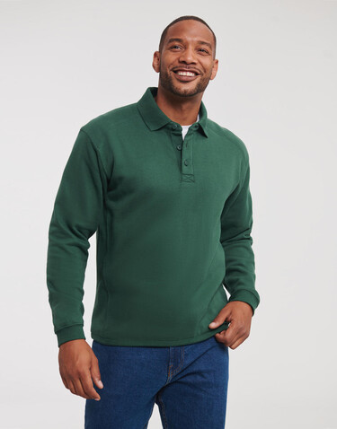 Russell Europe Heavy Duty Collar Sweatshirt, French Navy, M bedrucken, Art.-Nr. 212002014