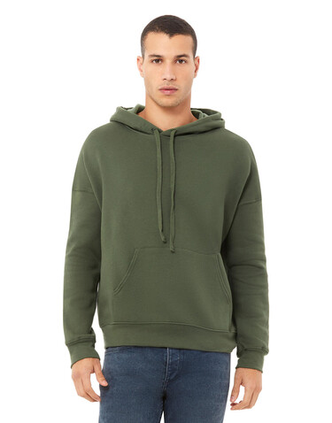 Bella Unisex Sponge Fleece Pullover DTM Hoodie, Military Green, S bedrucken, Art.-Nr. 212065193