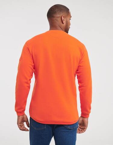 Russell Europe Workwear Set-In Sweatshirt, French Navy, S bedrucken, Art.-Nr. 213002013