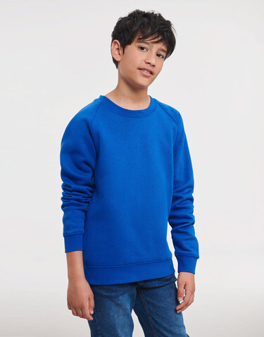 Russell Europe Kids` Authentic Raglan Sweat, Bright Royal, S (104/3-4) bedrucken, Art.-Nr. 214003063