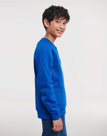 Russell Europe Kids` Authentic Raglan Sweat, Bright Royal, S (104/3-4) bedrucken, Art.-Nr. 214003063