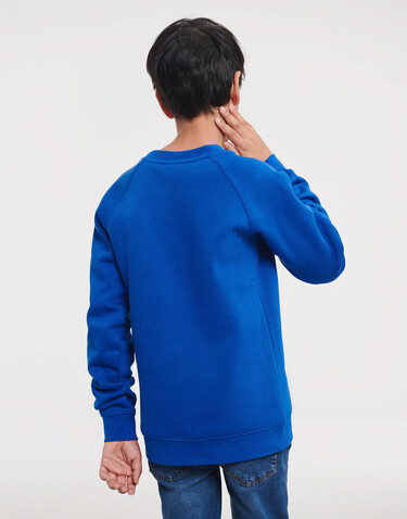 Russell Europe Kids` Authentic Raglan Sweat, Bright Royal, S (104/3-4) bedrucken, Art.-Nr. 214003063