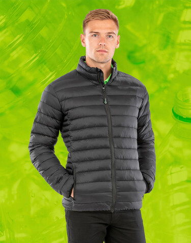 Result Recycled Padded Jacket, Black, L bedrucken, Art.-Nr. 215331013