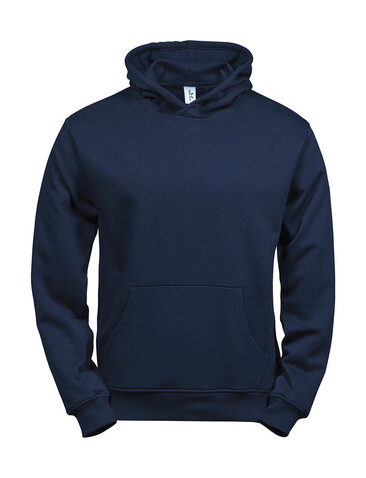 Tee Jays Junior Power Hoodie, Navy, 8/10 (130-140) bedrucken, Art.-Nr. 216542004