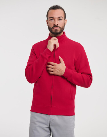 Russell Europe Men`s Authentic Sweat Jacket, French Navy, XS bedrucken, Art.-Nr. 220002012