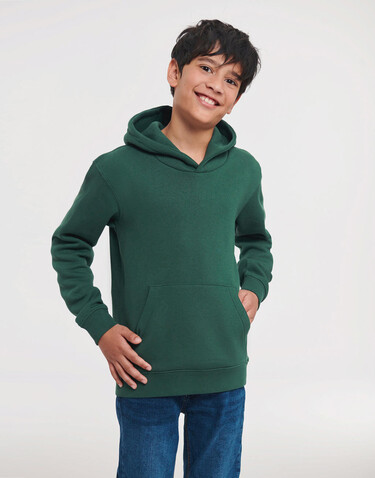 Russell Europe Kids` Authentic Hooded Sweat, Black, S (104/3-4) bedrucken, Art.-Nr. 239001013