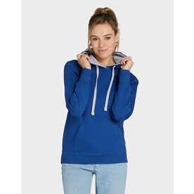 SG Contrast Hooded Sweatshirt Women, Royal/Light Oxford, XS bedrucken, Art.-Nr. 254523652