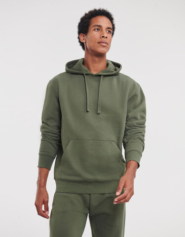 Russell Europe Men`s Authentic Hooded Sweat, Classic Red, S bedrucken, Art.-Nr. 265004013