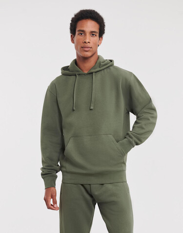 Russell Europe Men`s Authentic Hooded Sweat, Classic Red, S bedrucken, Art.-Nr. 265004013