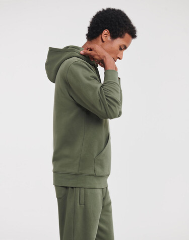 Russell Europe Men`s Authentic Hooded Sweat, Convoy Grey, L bedrucken, Art.-Nr. 265001275