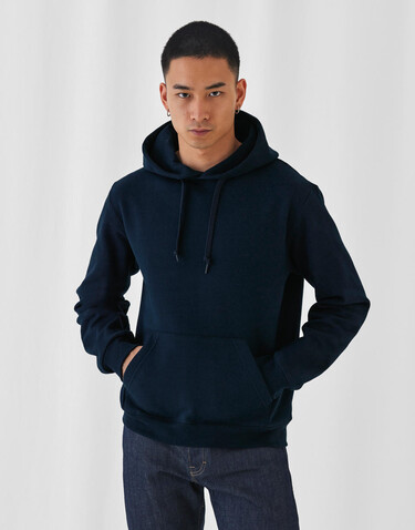 B &amp; C ID.003 Cotton Rich Hooded Sweatshirt, Black, 3XL bedrucken, Art.-Nr. 275421018