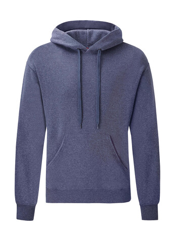 Fruit of the Loom Classic Hooded Sweat, Heather Navy, 2XL bedrucken, Art.-Nr. 276012047