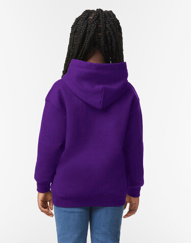 Gildan Heavy Blend Youth Hooded Sweat, Heliconia, S (116/128) bedrucken, Art.-Nr. 278094313